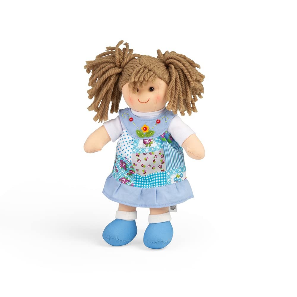 Bigjigs Toys Sarah Doll - Small Ragdoll Cuddly Toy