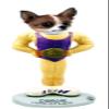 Brindle & White Chihuahua Wrestler Collectable Figurine by The Doogies view 1