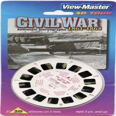 The Civil War - Authentic Stereographs 1861-1865 - Classic ViewMaster - 3 Reels on Card- New