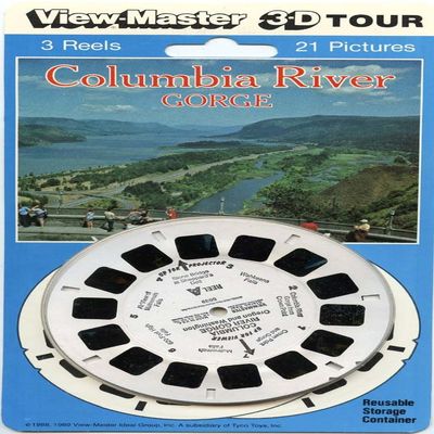 Columbia River Gorge, Oregon and Washington - Classic ViewMaster - 3 Reels on Card - New