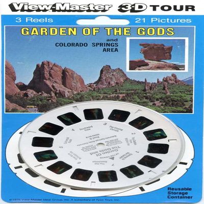 Garden of The Gods and Colorado Springs Area - Classic ViewMaster - 3 Reels