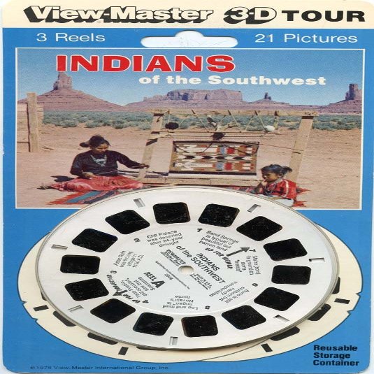 Indians of The Southwest - Classic ViewMaster - 3 Reels on Card - New