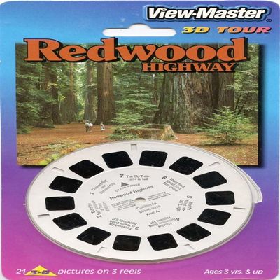 Redwood Highway, California - Classic ViewMaster - 3 Reels on Card - New