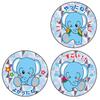 Okina AZPS748 Hologram Stickers, Elephant PS748, 1 Pack (24 Stickers x 2 Stickers) x 5 Sets view 3