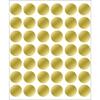  Okina AZPS101 No. 1 Stickers, Gold, PS101, 1 Pack (42 Pieces x 6 Sheets) x 5 Sets view 2