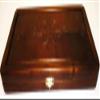 20" Backgammon Board Game Set, Carved Wood, Pieces & Dices view 3
