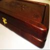16" Backgammon Board Game Set, Carved Wood, Pieces & Dices view 3