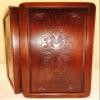 16" Backgammon Board Game Set, Carved Wood, Pieces & Dices view 4