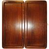 16" Backgammon Board Game Set, Wood, Pieces & Dices view 1
