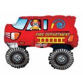 36" Firetruck Red Balloon