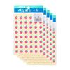 Okina AZPS1168 Fruit Stickers, Strawberries, PS1168 (48 Pieces x 5 Sheets) x 5 Sets view 1