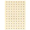Okina AZPS836 Star Stickers, Gold, 1 Pack (96 Pieces x 6 Sheets) x 5 Sets view 2