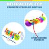 Buckle Toys - Bentley Caterpillar - Travel with Toddler Must Have Activity Toy - Fine Motor Skill Development - Counting and Color Recognition Stuffed Animal view 4
