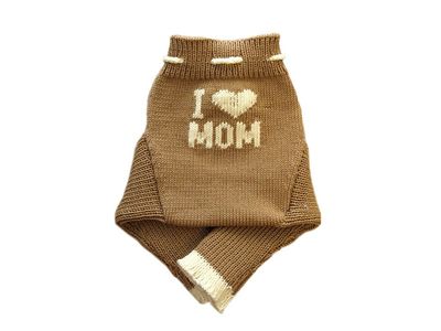 100% merino wool baby soaker diaper cover longies (M, Brown-Natural white)
