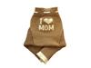 100% merino wool baby soaker diaper cover longies (M, Brown-Natural white) view 1