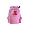 100% merino wool baby knitted soaker diaper cover (L, Pink-Red) view 1