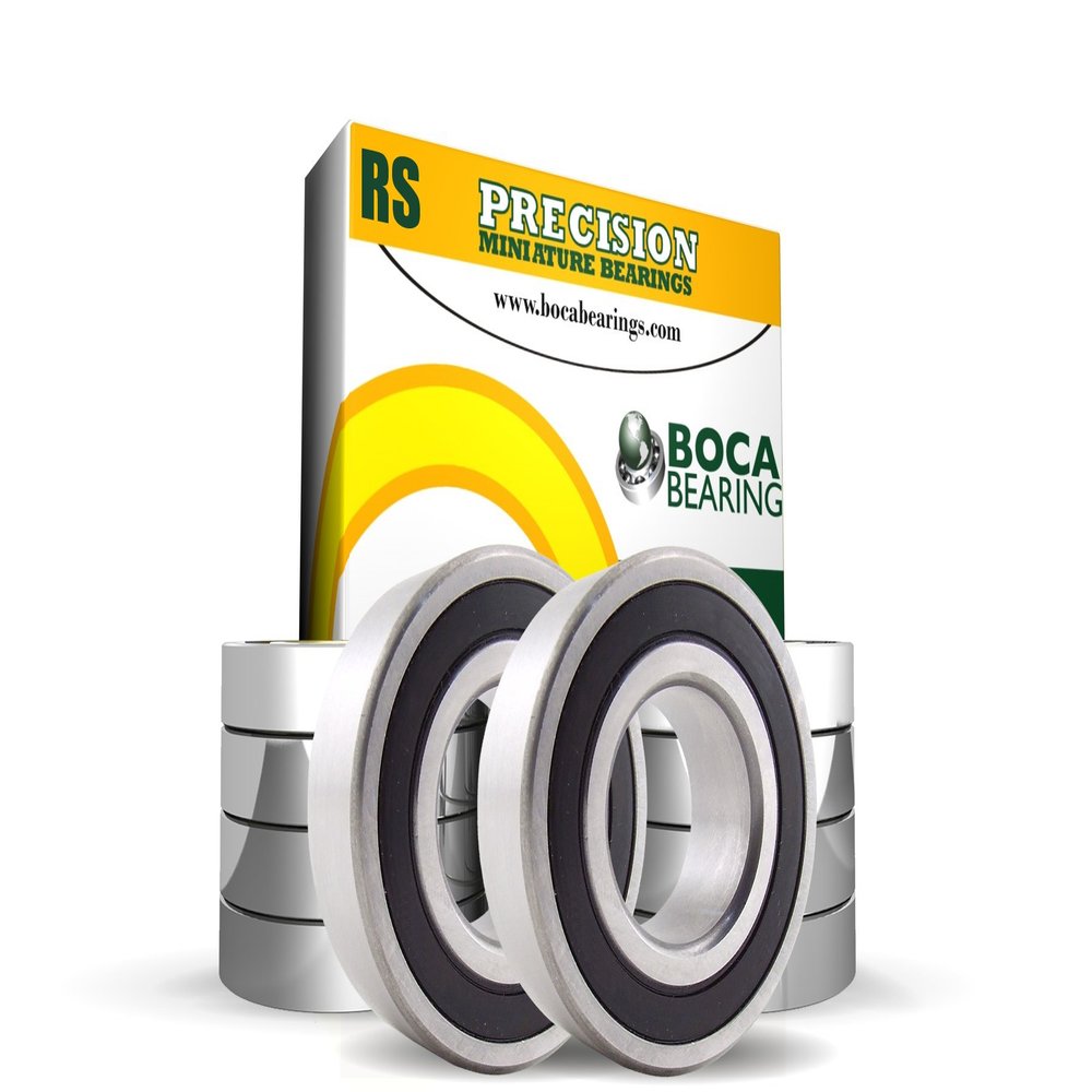 8x14x4 mm Ball Bearing with Rubber Seal, 10 Pack - Replaces Team Losi LOSA6945 #99MR148-2RS-X10
