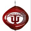 SWEN Products Indiana Hoosiers Circle Swirly Metal Wind Spinner view 1