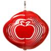 SWEN Products Apple Circle Swirly Metal Wind Spinner view 2