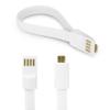 BoxWave Cable Compatible with Barnes & Noble Nook Tablet (7 in) - Colorific Magnetic Mini Cable, Colorful Mini Micro USB Cable - Winter White view 1