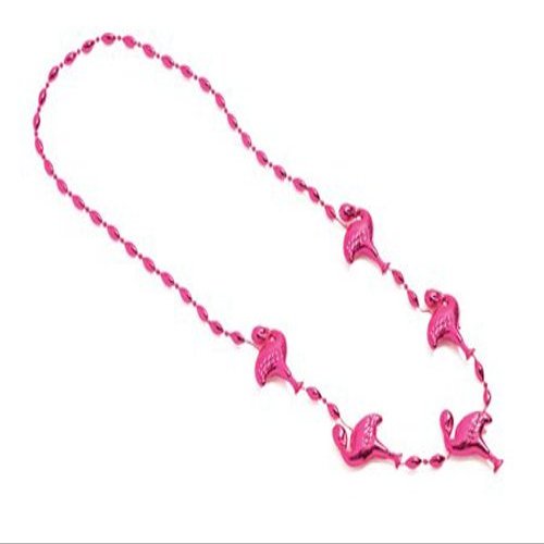 Creative Converting 12 Count Bead Necklaces with Flamingo