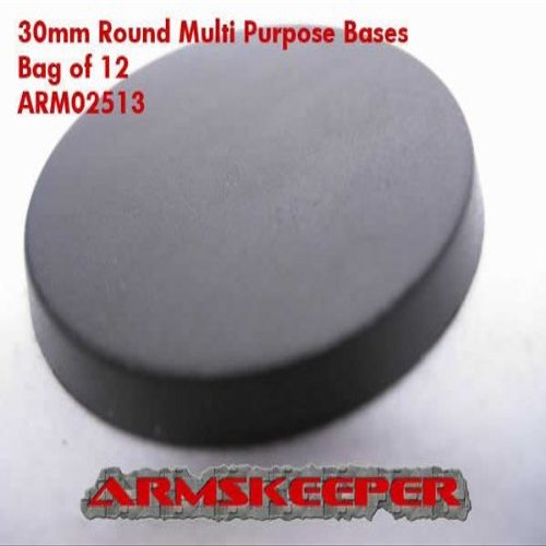 Round 30mm Multi Purpose Bases (12)