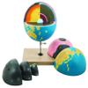 Eisco Labs 7 Piece Globe Model Earth - Cross Sectional view 1