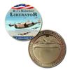B-24 Liberator Colorzied Printed Challeng Coin view 1
