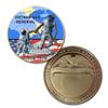 vietnam war memorial Colorzied Printed Challeng Coin view 1
