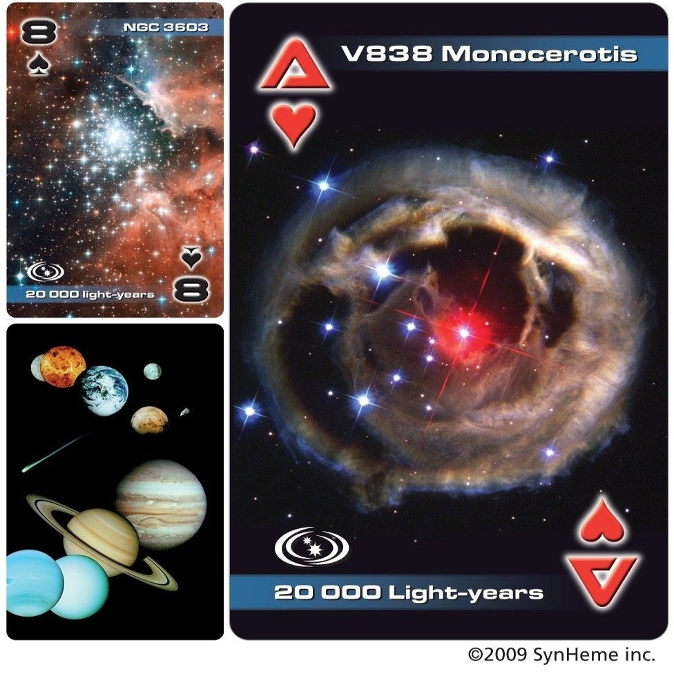 3B Scientific U49750A Playing Cards, Astronomy
