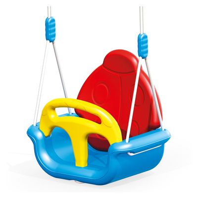 DOLU : 3-in-1 Jumbo Safety Swing - Adjustable & Convertible Design, 44lb Capacity, Single Seat, Grows with Your Child, Toddler & Kids Ages 12+mo