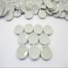 10x20mm White Round Plate Dish Dollhouse Miniature Ceramic Kitchenware 10822 view 1
