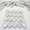 10x20mm White Round Plate Dish Dollhouse Miniature Ceramic Kitchenware 10822 view 3
