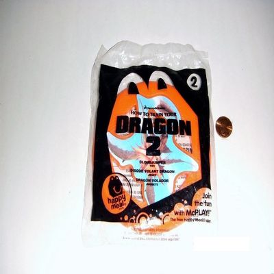 2014 McDonald's How to Train Your Dragon 2 Happy Meal Toy #2 Cloudjumper Mint New Sealed