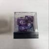 Polyhedral Dice Set (7-Piece), Pearlized Grey/Black view 3