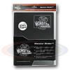 (1) Matte Black with White Pages Monster Protectors 9 Pocket Page Binder Album Card Holder for Yu-gi-oh, Pokemon, Magic the Gathering, Baseball, and Basketball Sports Trading Cards view 1