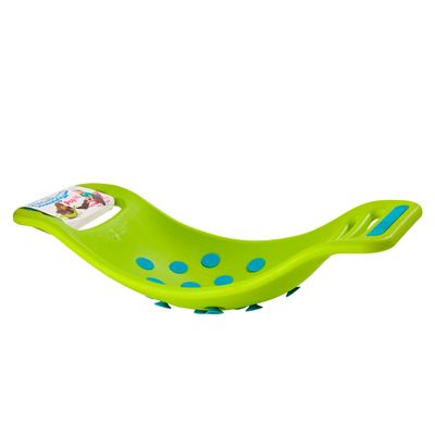 Fat Brain Toys Teeter Popper, Indoor Toddler Sensory Toys for Ages 3 and Up, Green