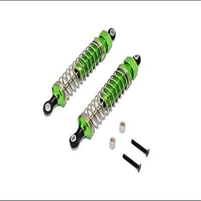 Axial SCX10 Upgrade Parts Aluminum Front/Rear Adjustable Spring Dampers - 1Pr Set Green