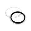 (20) Air-tite 40mm Black Ring Coin Holder Capsules for American Silver Eagles & 1oz China Silver Panda Sterling view 1