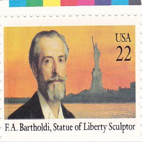 1985 U.S. 22c Stamp Frederic Auguste Bartholdi Issue, Scott#2147