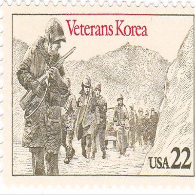 1985 U.S. 22c Stamp Korean War Veterans Issue, Scott#2152