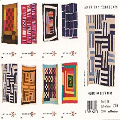 2006 Gee's Bend Quilts Booklet Pane of 20 Stamps #4098b