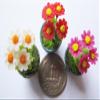 3 Lovely Mix Chamomile Plant Flower Dollhouse Miniature,Home Decoration view 4