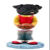 Black Basketball Pug Doogie Collectible Figurine view 1