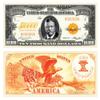 $10,000 Dollar Gold Certificate Novelty $10,000 Bill - Set of 25 With 1 Bonus Christopher Columbus Bill view 2