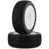 GRP GBX12A 1:8 Buggy Cayman A Soft Mounted Tires w/ White Wheel (2) : F/R view 1