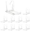 OnFireGuy (10) 2" Adjustable Two Part Adjustable Clear Acrylic Plastic Display Stand Easel for Mineral Fossil Slice Agate Slab Geode Seashell view 1