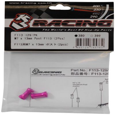3Racing #F113-129/PK M7 x 13mm Post F113 (2Pcs) for 3Racing All