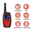 Retevis RT628 Rechargeable Walkie Talkies for Kids, 22 Channels 2 Way Radio with Backlit LCD Screen VOX, Kids Toys for 6-12 Years Old Boys Girls Birthday Gift, Indoor Outdoor Adventure(Red, 2 Pack) view 2