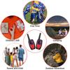 Retevis RT628 Rechargeable Walkie Talkies for Kids, 22 Channels 2 Way Radio with Backlit LCD Screen VOX, Kids Toys for 6-12 Years Old Boys Girls Birthday Gift, Indoor Outdoor Adventure(Red, 2 Pack) view 4